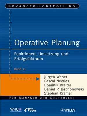 cover image of Operative Planung